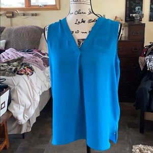 Violet and Claire Blue Tank Top Blouse